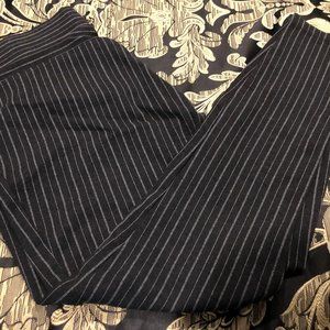 loft striped ponte pant legging  size large tall.  used.